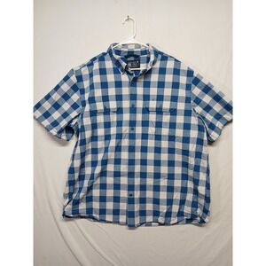 Carhartt loose fit Plaid shirts button up short sleeve size 2XL